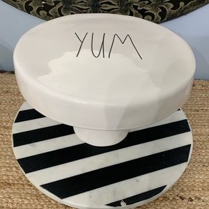 Rae Dunn “YUM” Cake Stand
